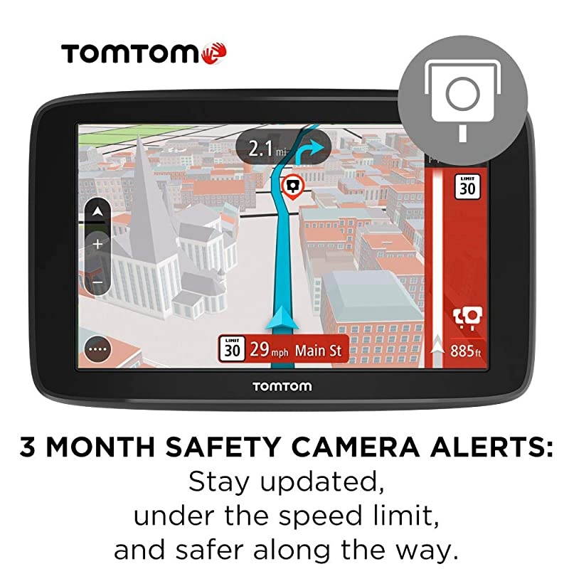 Go Comfort 6 with WiFi 6 inch Display Lifetime Traffic and Maps Smart Routing Destination Prediction and Road Trips