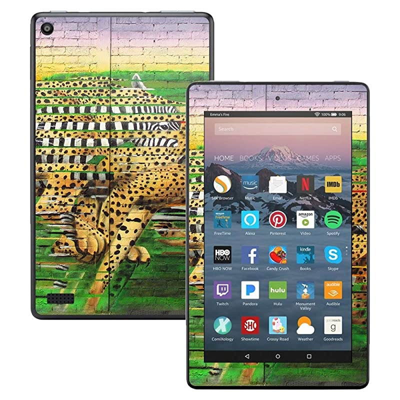 Skin Compatible with  Kindle Fire 7 2017 Predators | Protective Durable and Unique Vinyl Decal wrap Cover | Easy to Apply Remove and Change Styles | Made in The USA