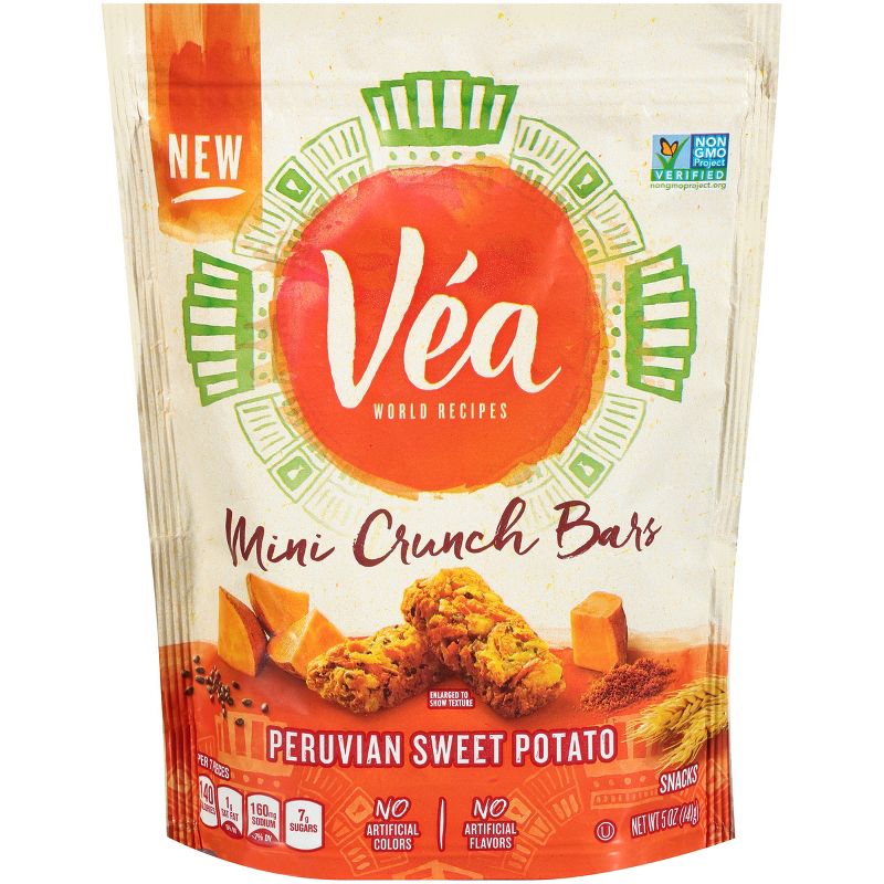 Vea Snacks Mini Crunch Bars, Peruvian Sweet Potato - 5oz