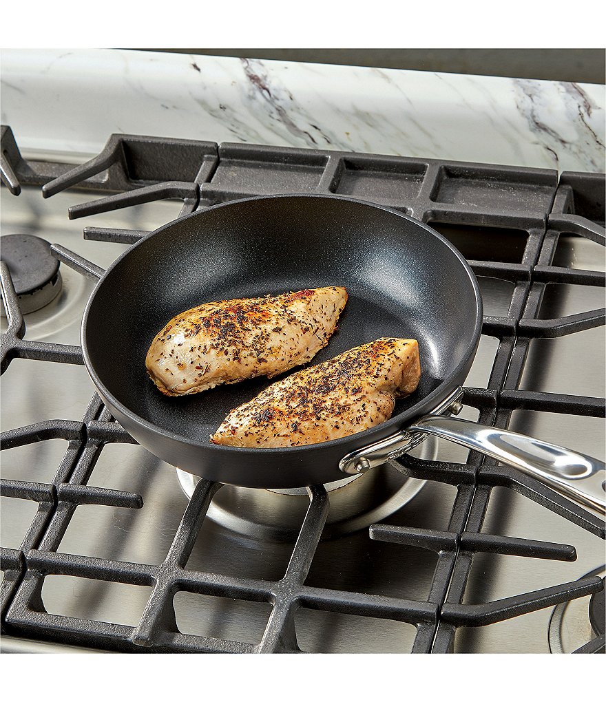 All-Clad Essentials Nonstick Cookware Set, 2 piece Fry Pan Set, 8.5#double; & 10.5#double;