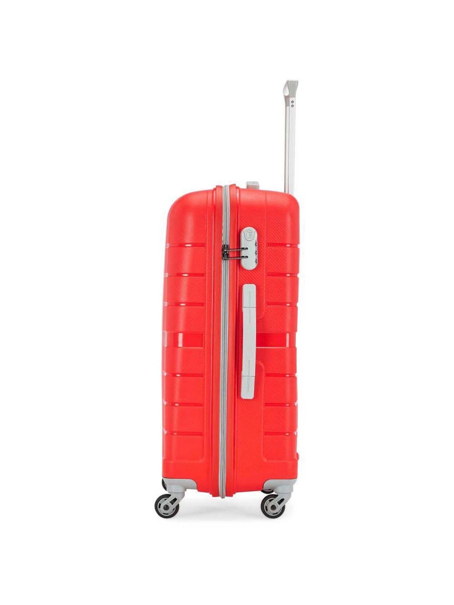 Aristocrat Nexon Fiery Red TextuFiery Red Hard Large Trolley Bag - 56 cm