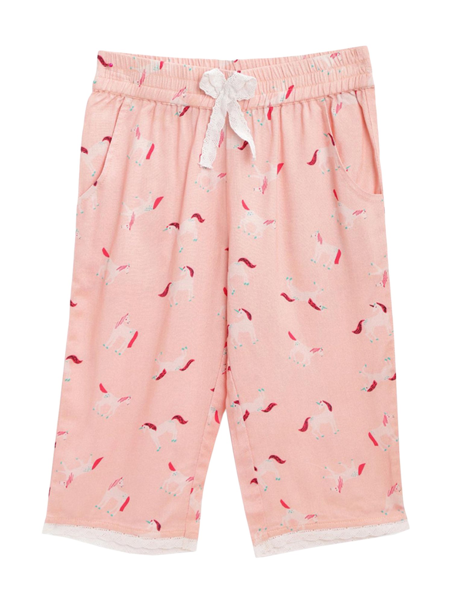 Berrytree Organic Girls Blue Cotton Clouds Print Night Suits