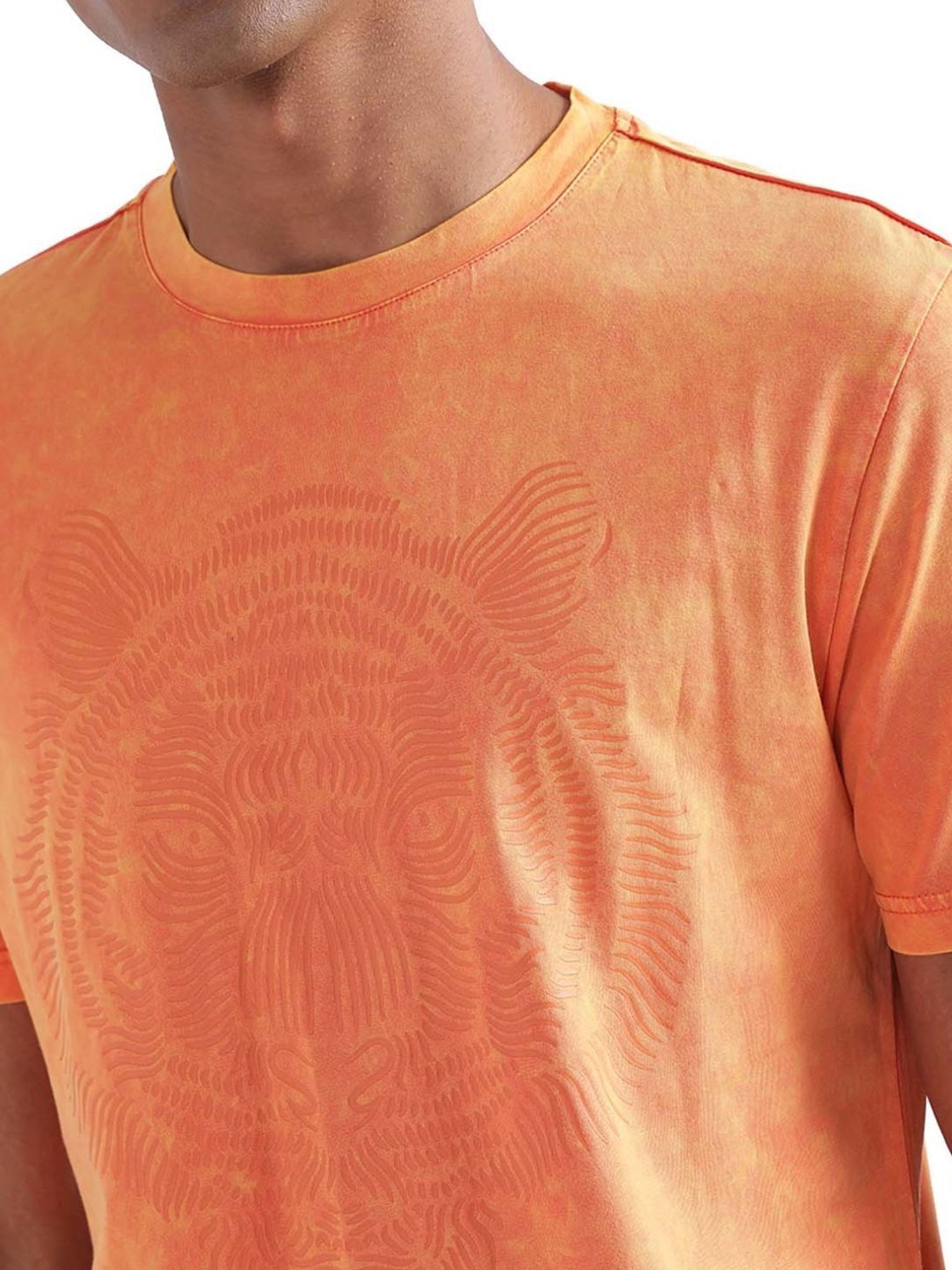 Antony Morato Tangerine Cotton Regular Fit Printed T-Shirt