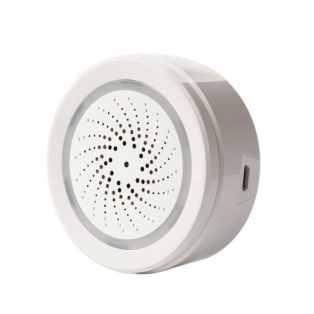 Intelligent WiFi Temperature Humidity Sensor with Alarm High Accurancy Environmental Detector Environment Quality Tester Compatible with Tuya