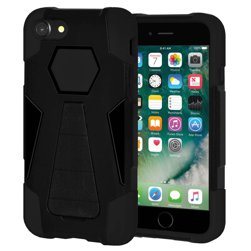iPhone 7 Case Hybrid Impact Resistant Dual Layer Soft Cover Hard Shell Kick Stand Case for Apple iPhone 7