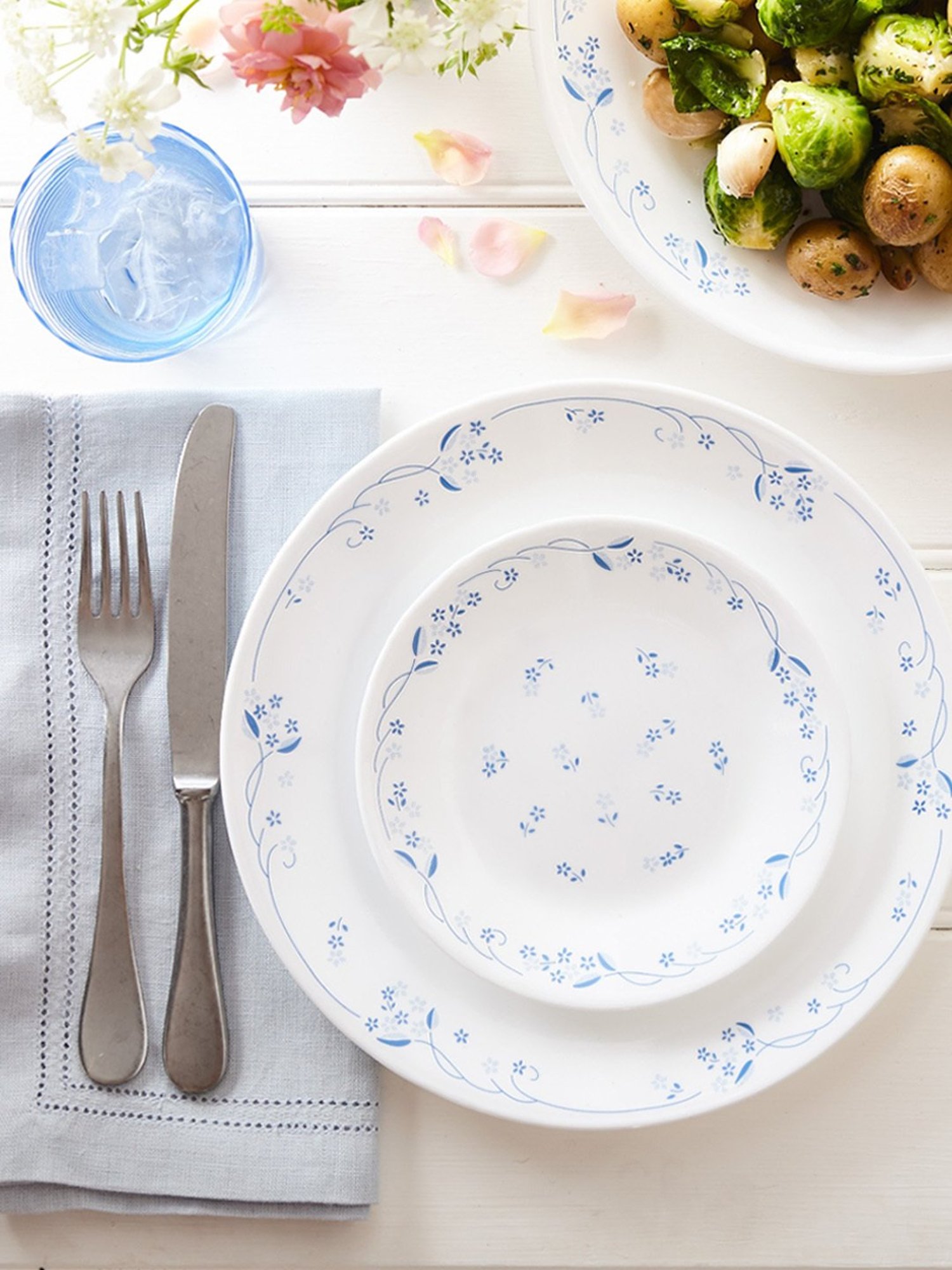 Corelle Livingware Provincial Blue 31cm Oval Serving Platter