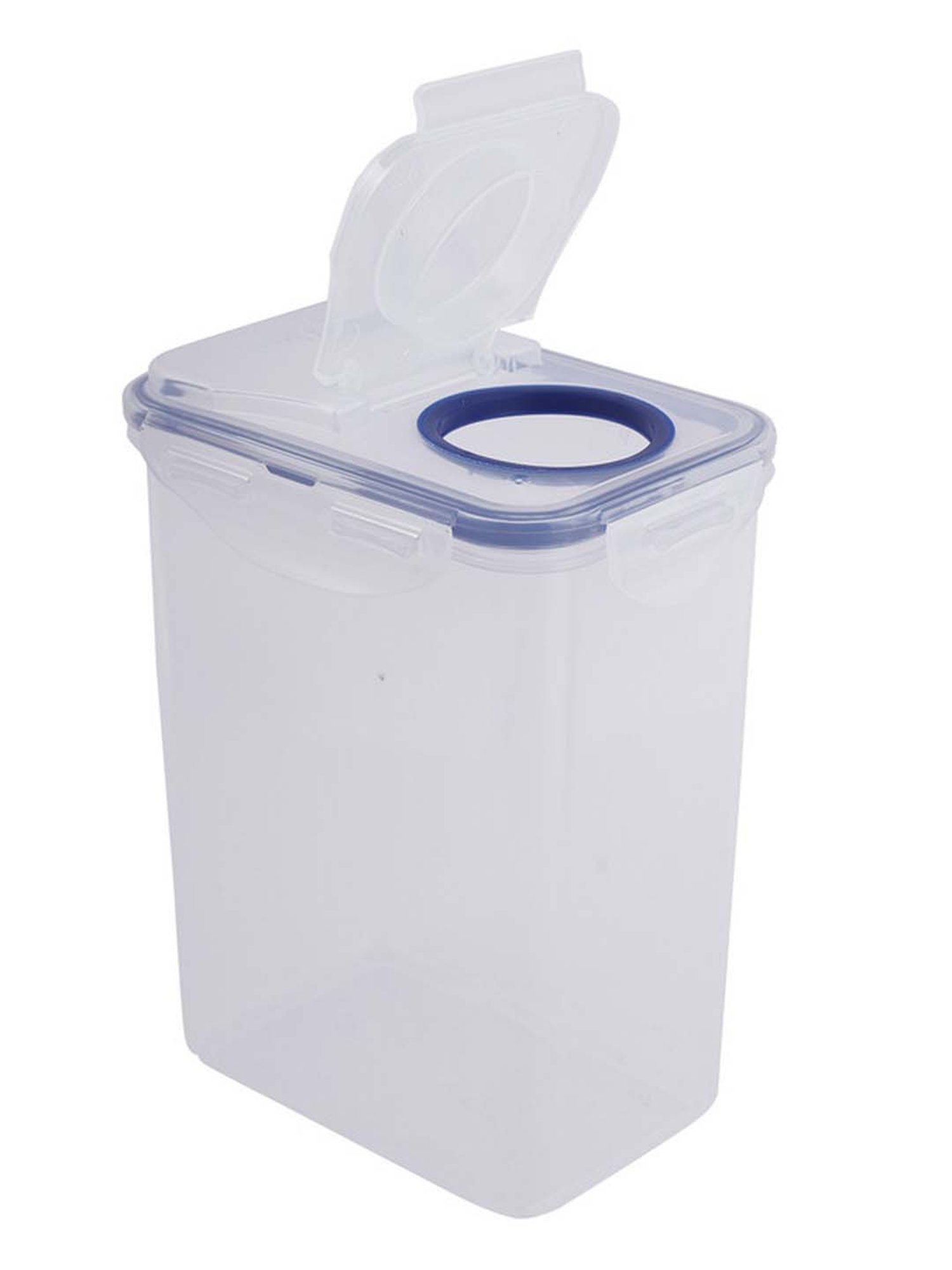 Lock & Lock Transparent Plastic 10.8 cm Food Storage Container (1.8 L) - Set of 3