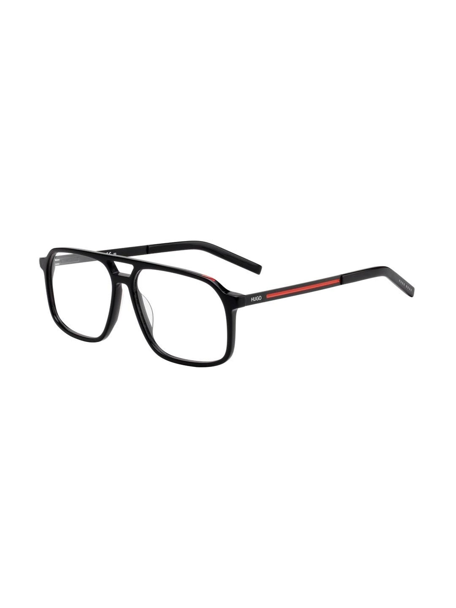 HUGO Black Pilot Eye Frames for Men
