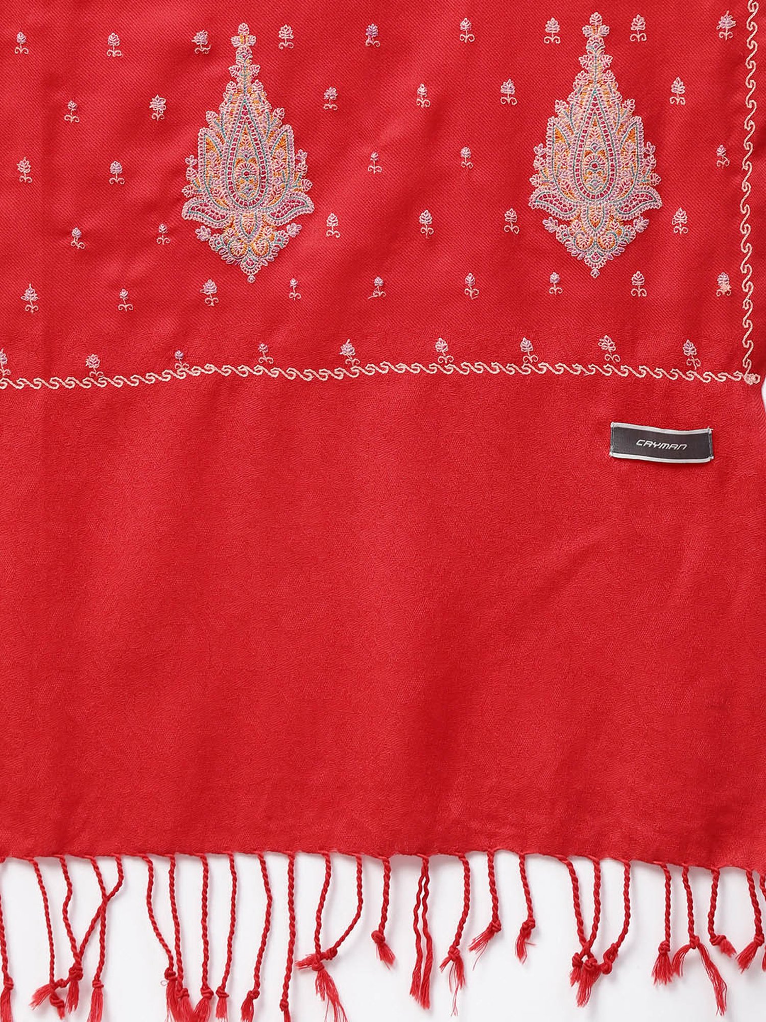 Stylum Red Plain Dupatta