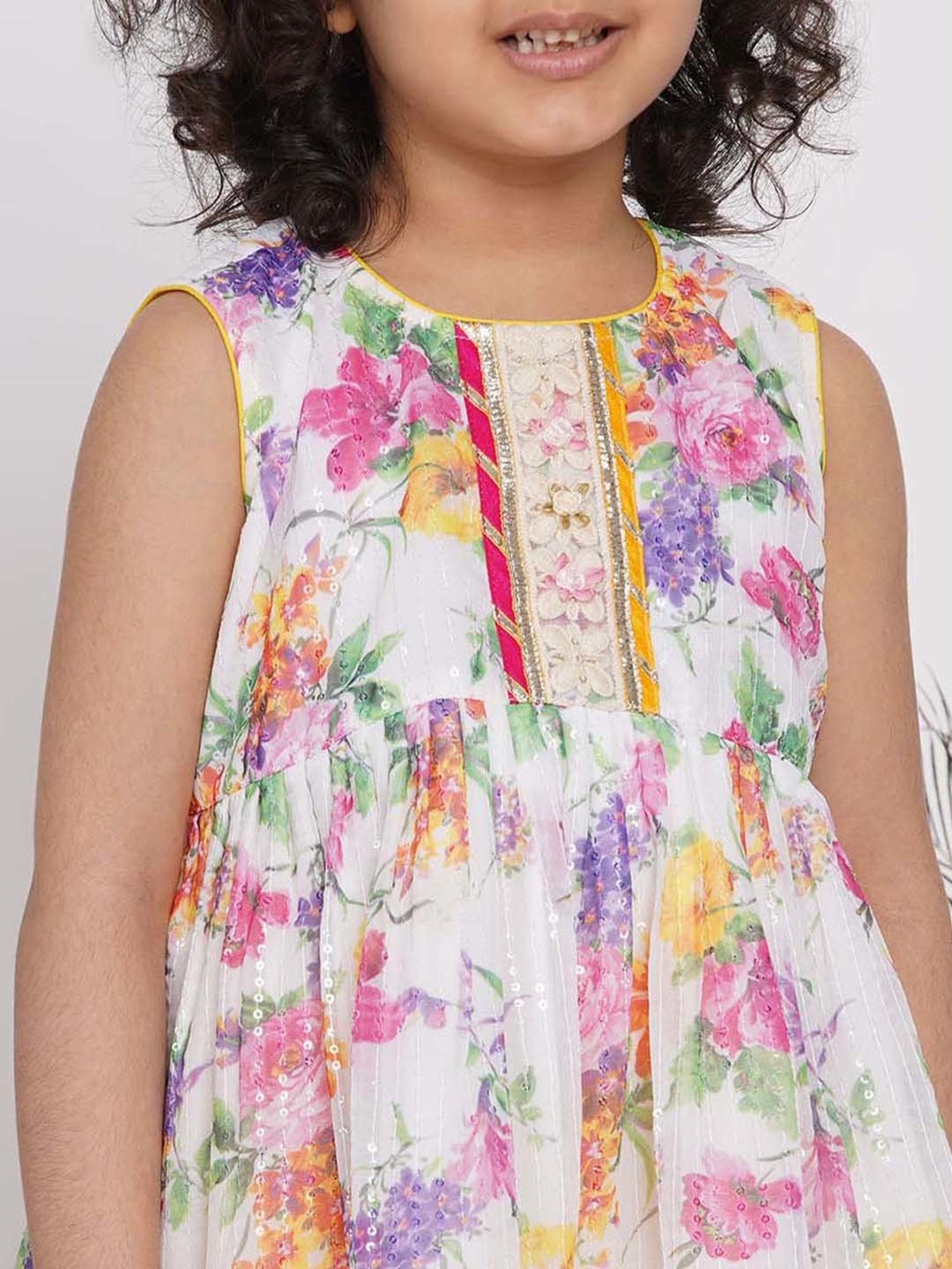 Peppermint Kids Navy Regular Fit Kurta Set