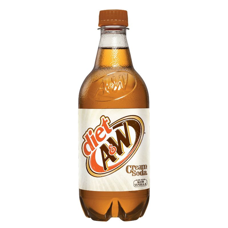 A&W Diet Cream Soda - 20 fl oz Bottle
