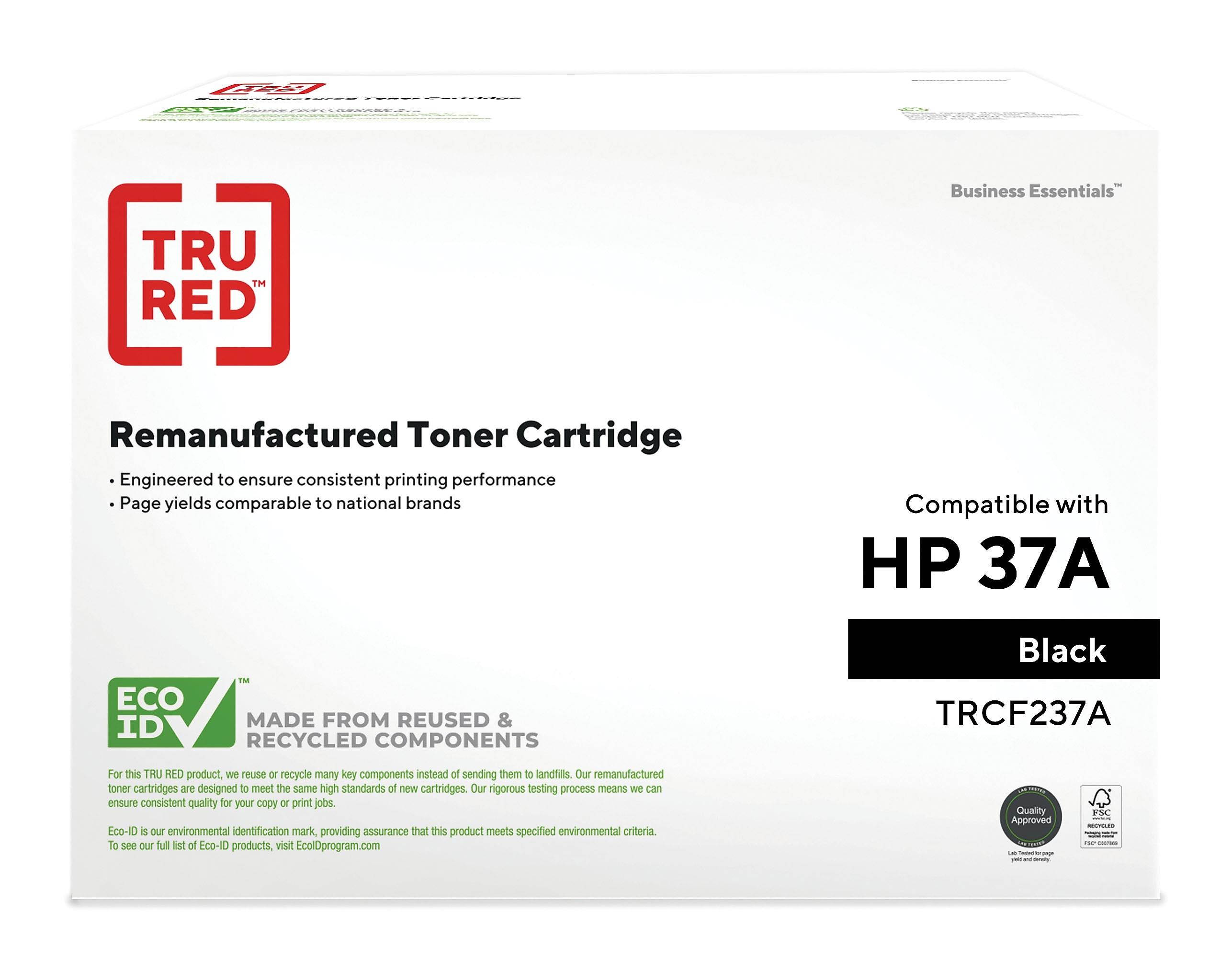 TRU RED HP 37A (CF237A) Black ufactured TRCF237A