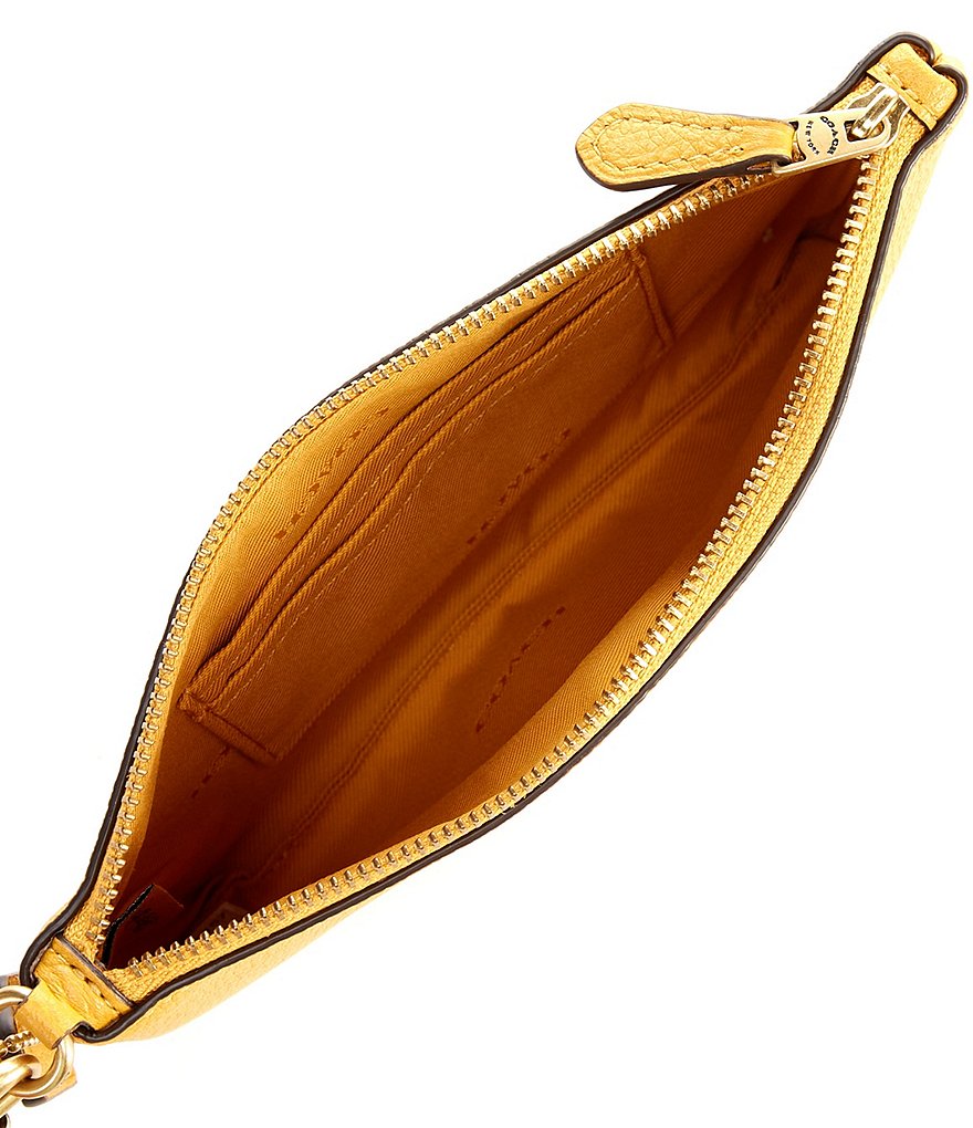 HOBO Link Leather Zip Wristlet