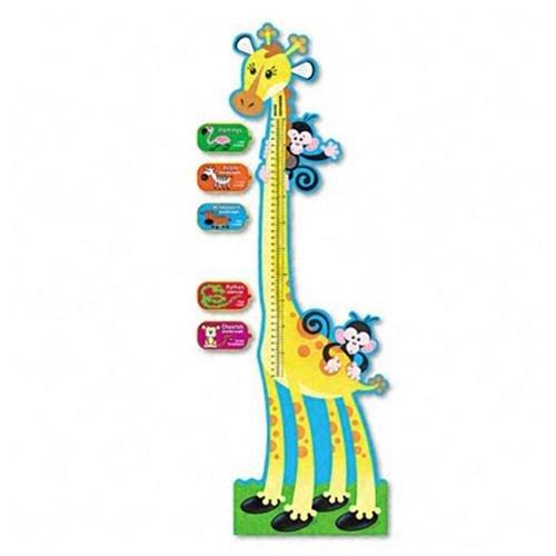 Trend Giraffe Growth Chart Bulletin Board Set 6 ft T8176