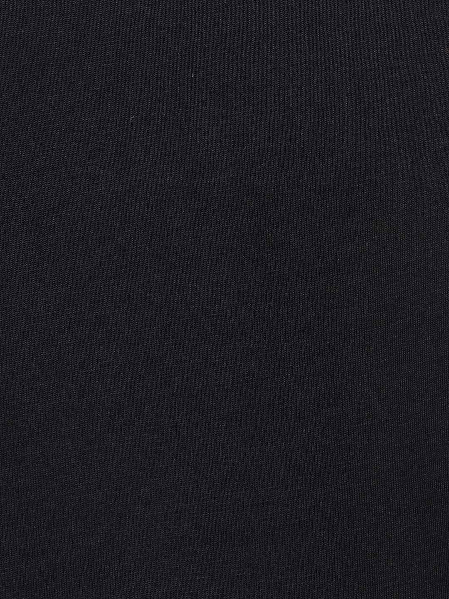 Smileyworld Black Cotton Regular Fit Printed T-Shirt