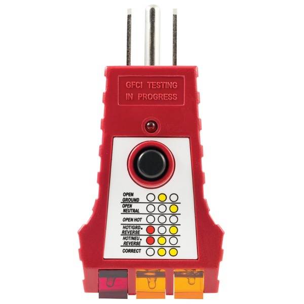 Power Gear 50957 110 Volt-125 Volt GFCI Tester