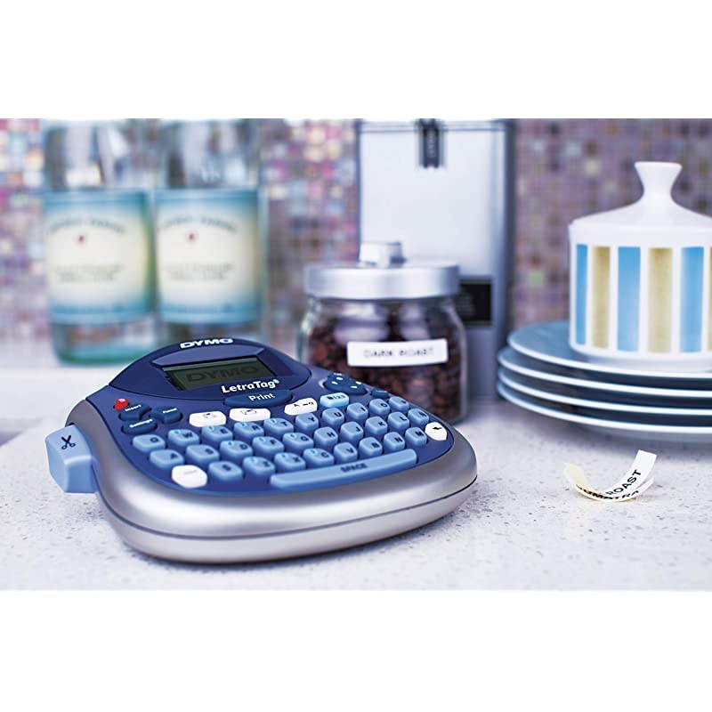 Authentic Lt Paper Labeling Tape For LetraTag Label Makers 12quot 12mm Black Print On White Tape 6Pack