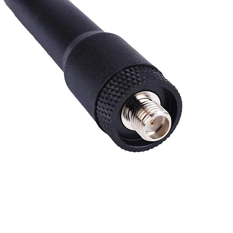 Dual Band VHFUHF Silicone Radio Stubby Antenna 144430Mhz Ham SMAF for Kenwood TK280TK380 Baofeng UV5R888S Walkie Talkie Radio