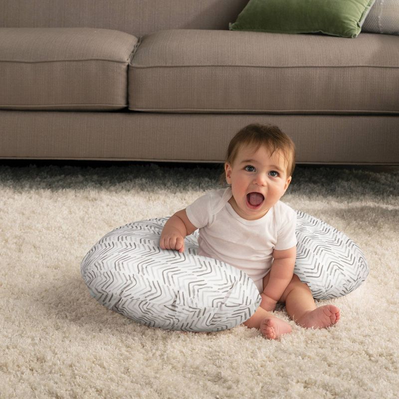 Boppy Original Feeding and Infant Support Pillow - Floral Stripes