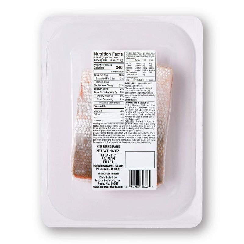 Marine Harvest Norwegian Mojito Flavored Cold Smoked Salmon - 4oz