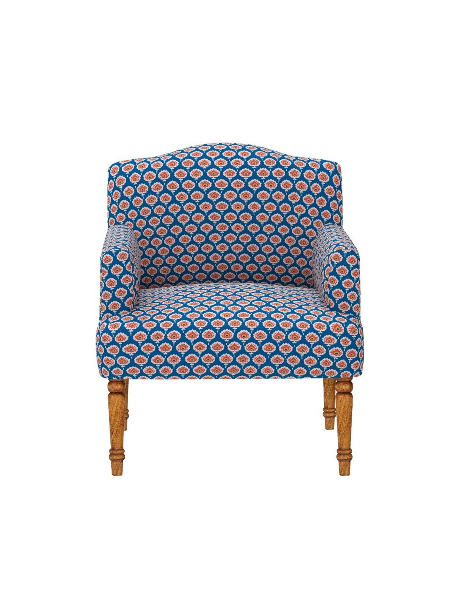 Durian Melania Cigar Brown Fabric Rocker Chairs