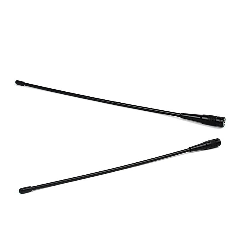 Band SMA Male 144/430mhz Flexible Whip Handheld Antenna Soft for Ham Two Way Radio for YAESU VERTAX VX-3R VX-5R PUXING WouXun Walkie Talkie 2pcs