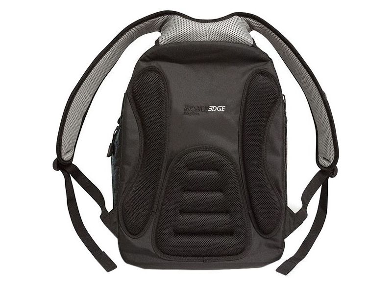 Mobile Edge Express MEBPE32 Carrying Case (Backpack) for 17" MacBook - Black, Royal Blue - Ballistic Nylon - Shoulder Strap