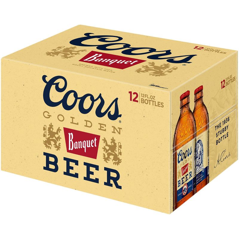 Coors Banquet Beer - 12pk/12 fl oz Bottles