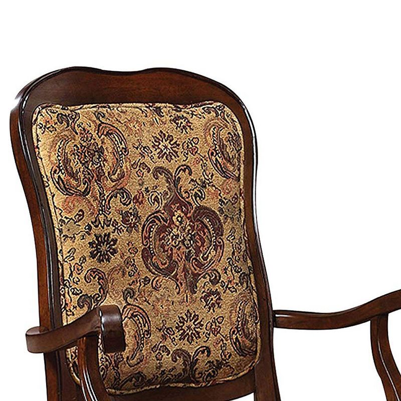 Wooden Rocking Chair Brown - Benzara