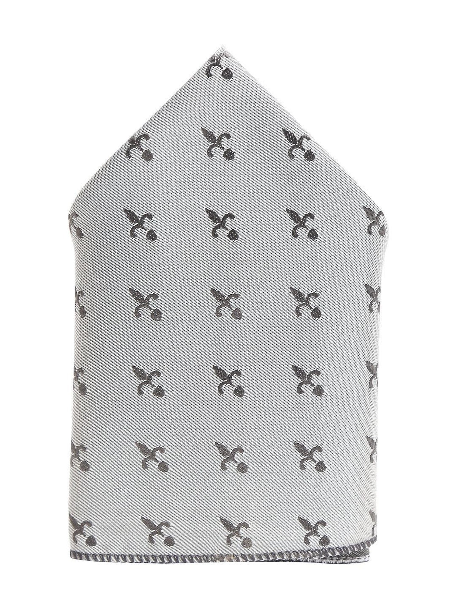Louis Stitch Grey Printed Necktie Gift Set - Set of 5