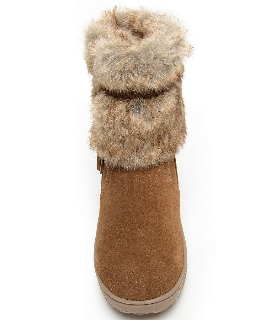 bionica Denali 2 Collection Derinda Waterproof Leather Block Heel Lug Sole Combat Booties