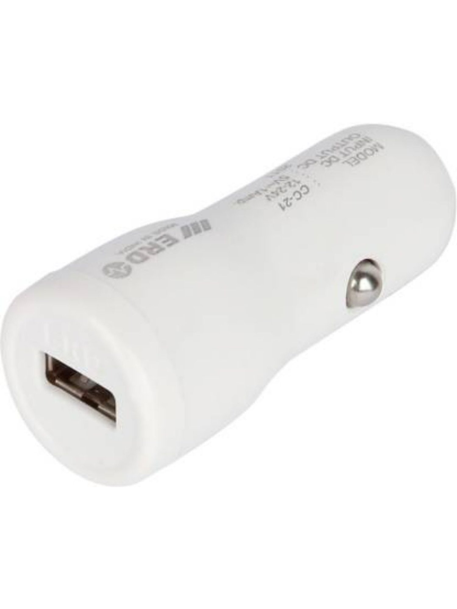 ERD 2 Amp Car Charger - (White)