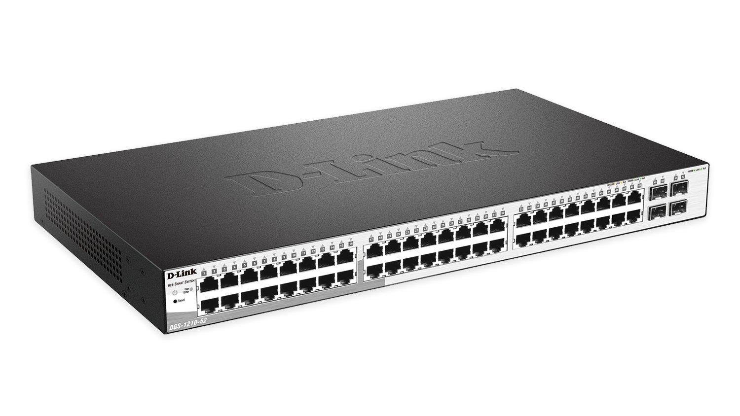 D-Link DGS-1210-52  52-Port Gigabit Web Smart Switch w/ 4 Gigabit SFP Ports