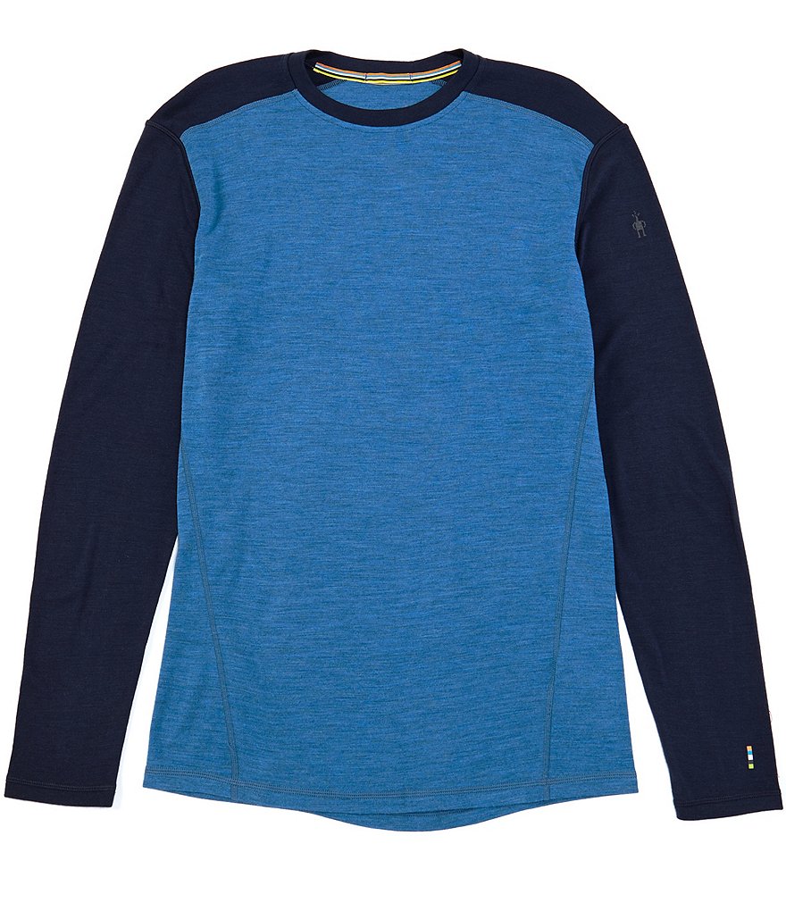SmartWool Slim-Fit Merino 250 Baselayer Colorblock Long-Sleeve Tee