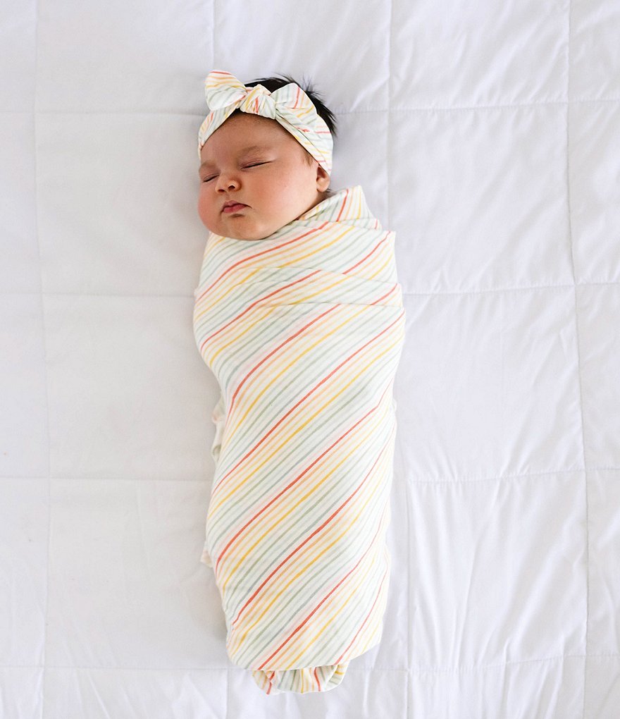 Copper Pearl Baby Girls Rainee Striped Bow Headband