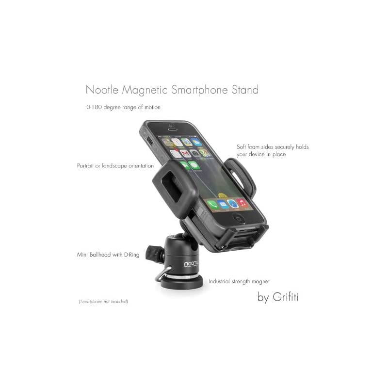 Nootle Magnetic Foot 14 20 Threaded for Mini Ball Heads Pan Heads Cameras Phone Holders Video Cameras