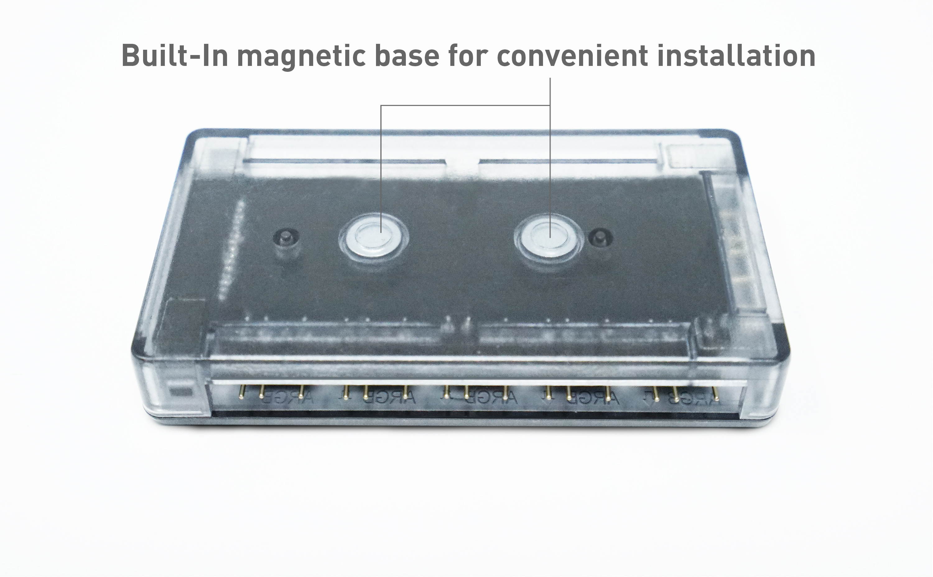 Micro Connectors 11-Port ARGB Splitter Hub for Fan and Light with Magnetic Base