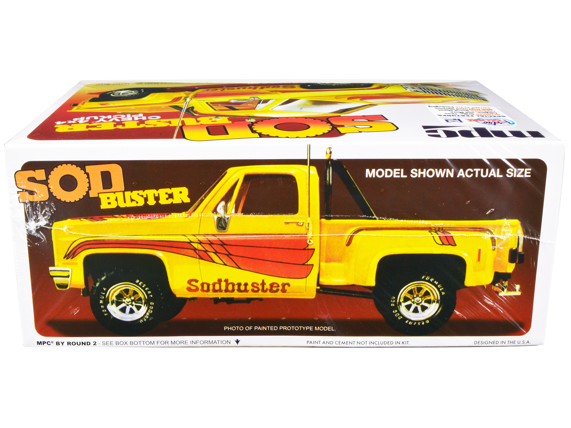 Level 4 Model Kit 1978 Chevrolet Blazer Pickup Truck "Pulled Pork Pulldozer" 1/24 Scale Model by Revell