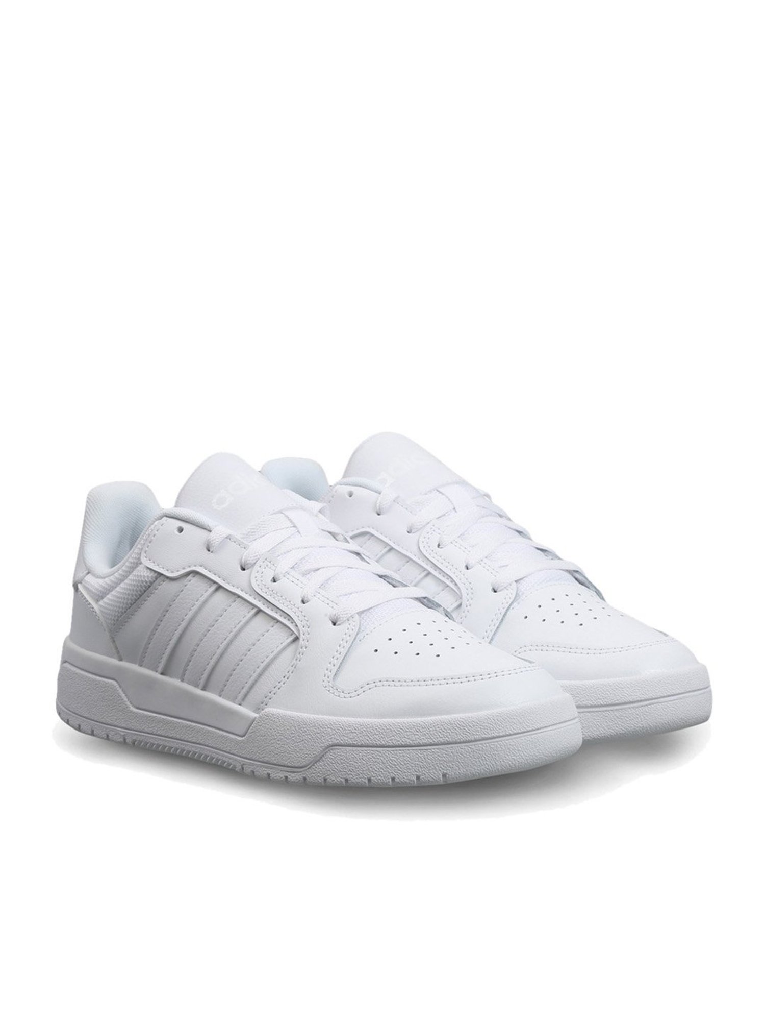 Adidas Men's Entrap White Basketball Shoes