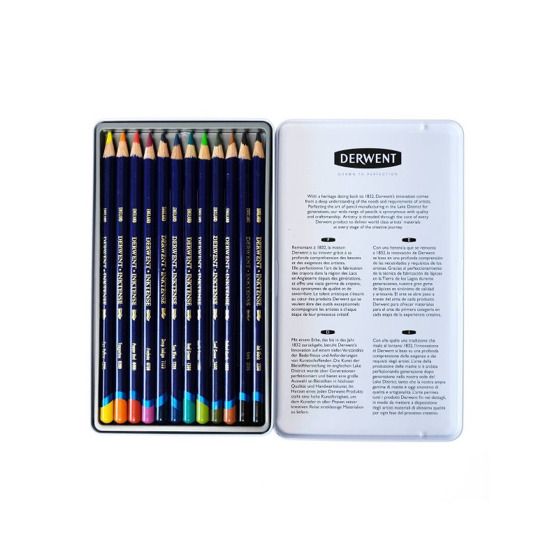 12ct Inktense Pencil Set - Derwent