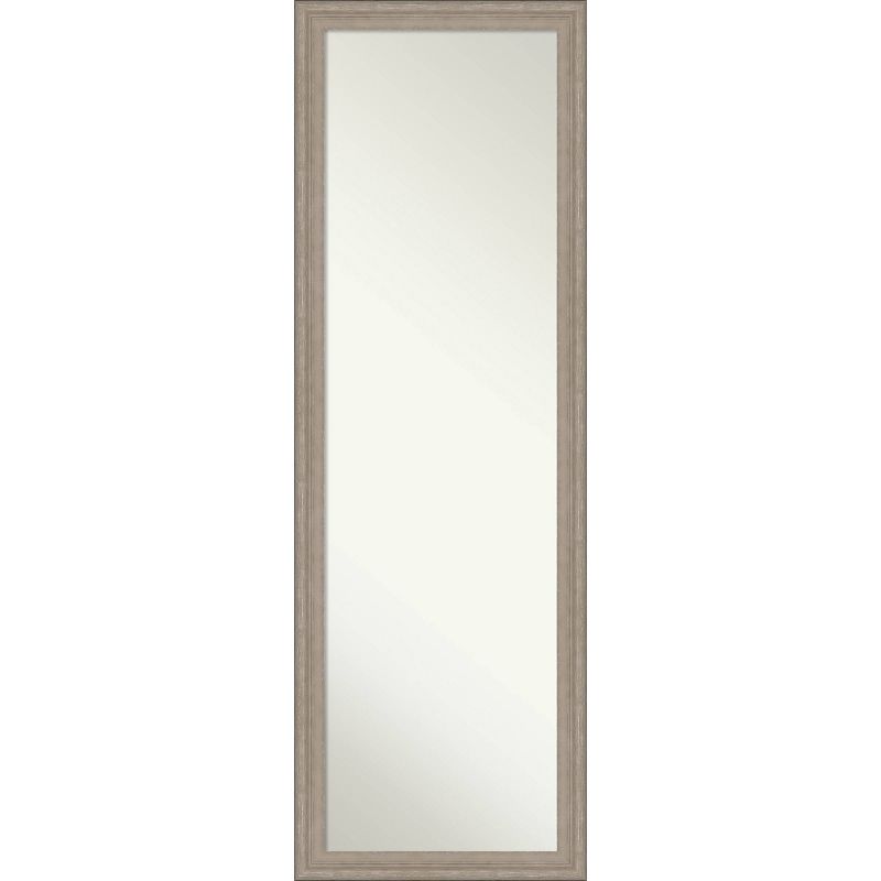 15"x51" White Full Length Over The Door Mirror White - Patton Wall Decor