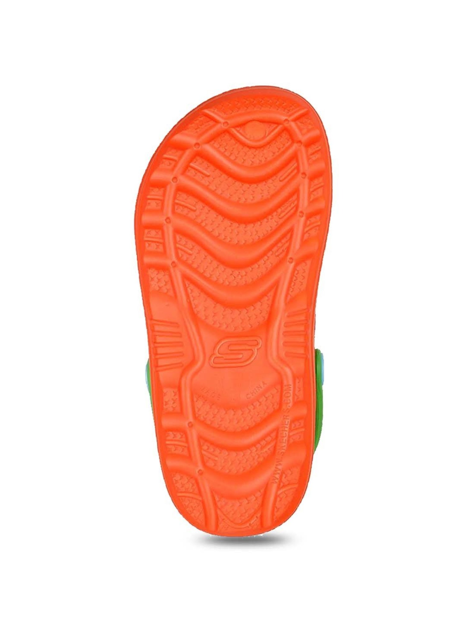 Skechers Boys SWIFTERS II-THAT SAM-I-AM! Orange Lime Lifestyle Slip On Shoe