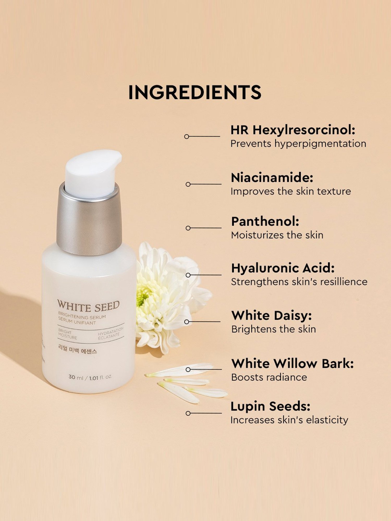 The Face Shop White Seed Brightening Serum - 30 ml