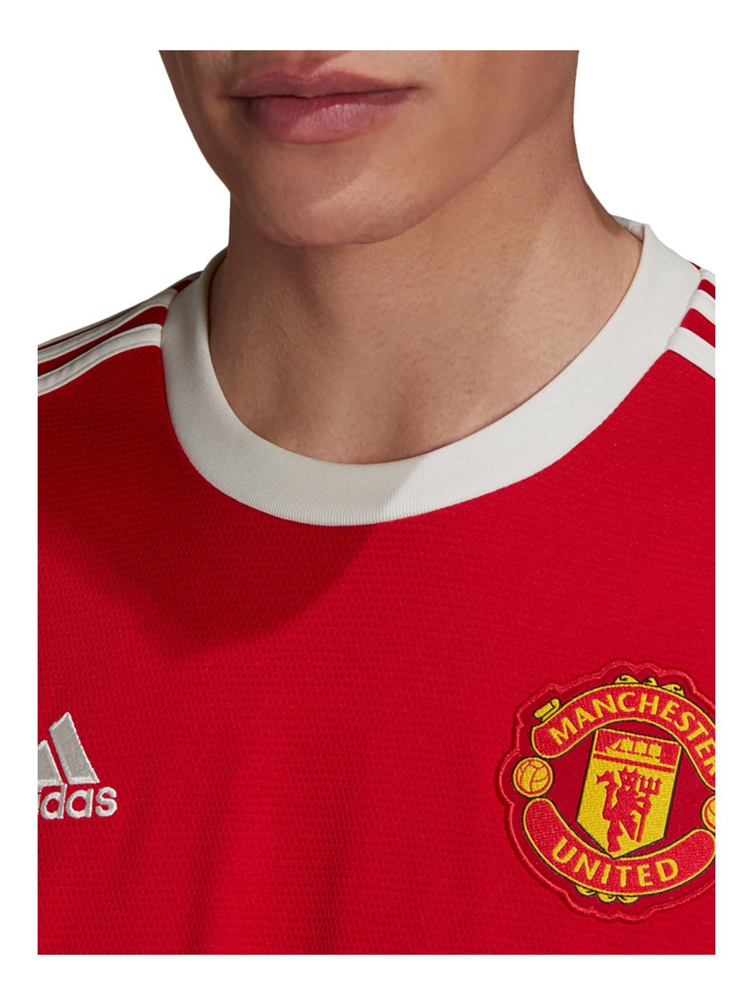 adidas Red Round Neck T-Shirt