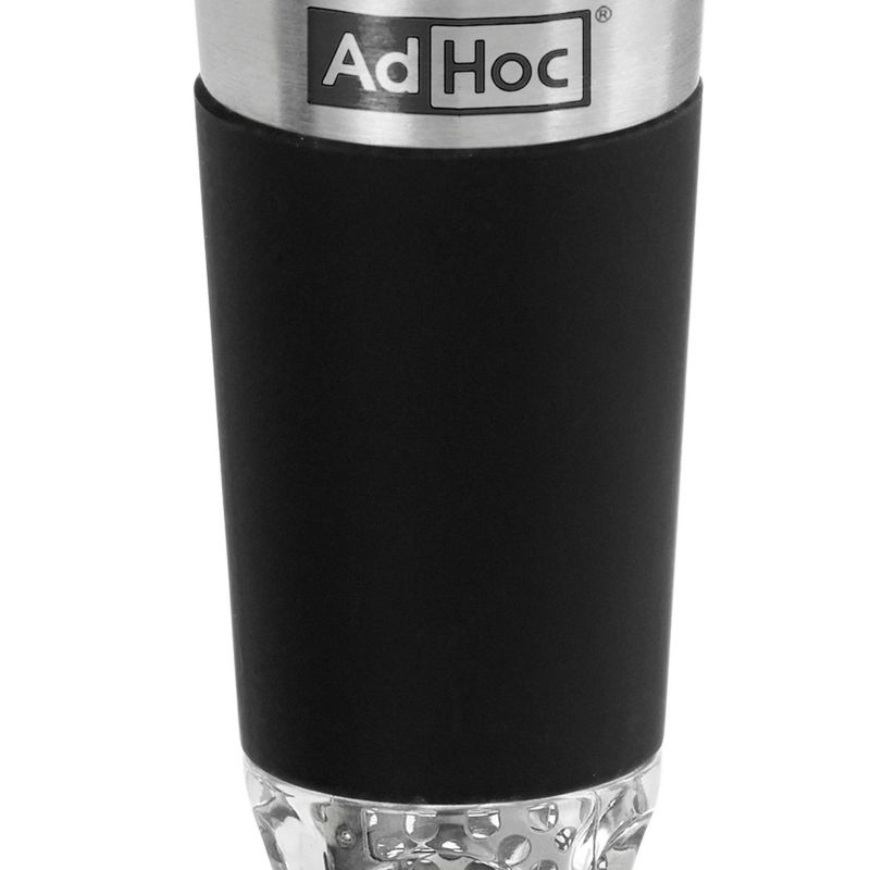 AdHoc 2 in 1 Wine Decanter and Aerator Pourer 7 in VA10US Black