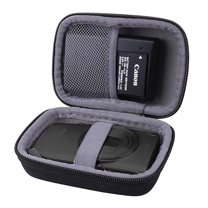 Hard Carrying Case for Canon PowerShot ELPH 180190 Digital Camera Storage case Black