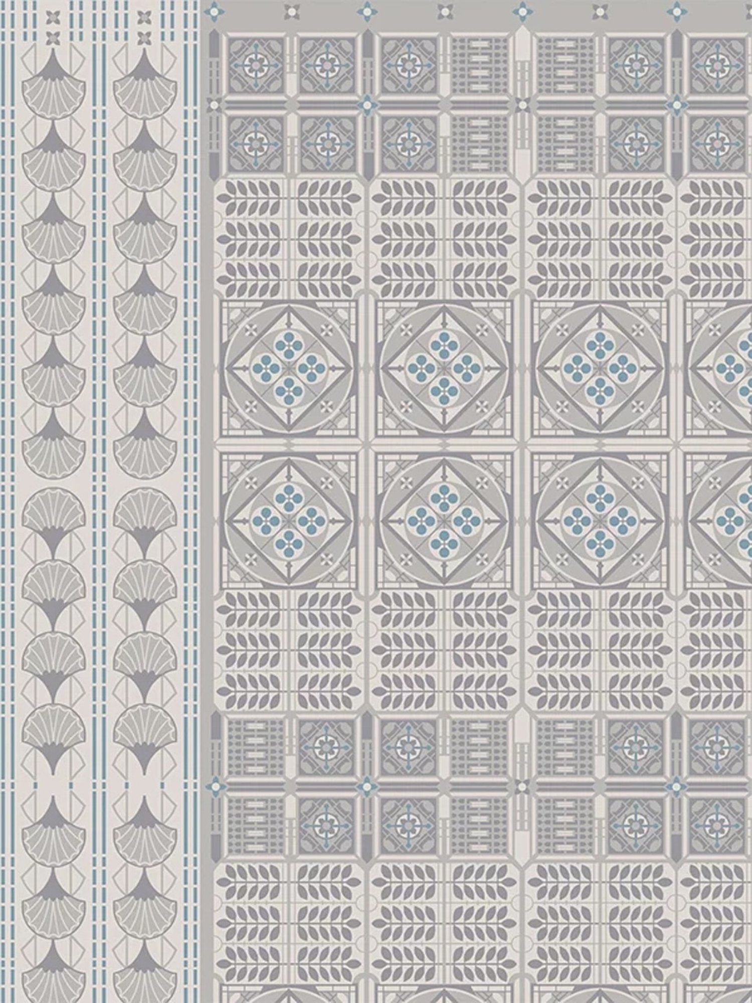 Petal Home Strasbourg Geometric Grey 300 TC Cotton Single Bed Sheet with 1 Pillow Cover