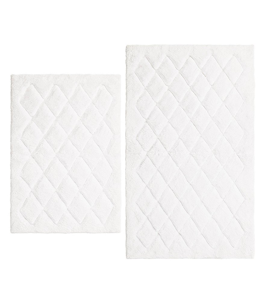 Vera Wang Marquis Diamond Bath Rug 2-Piece Set