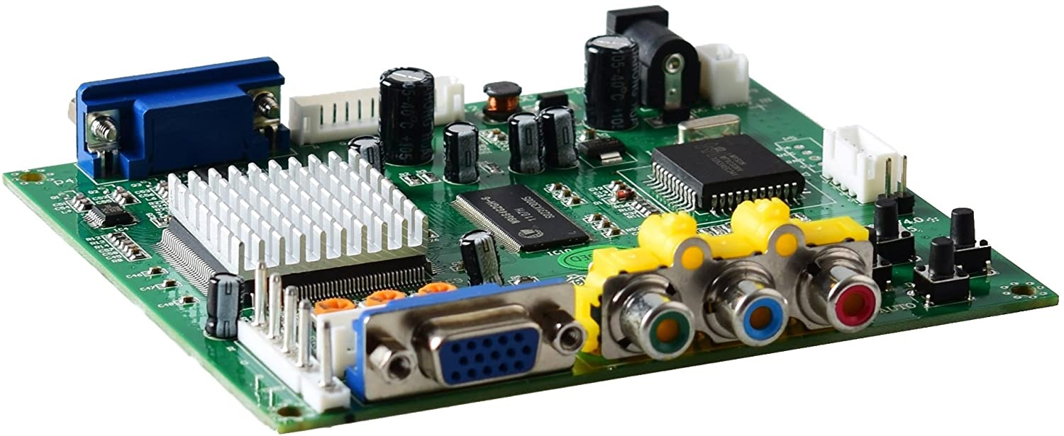 Mcbazel Arcade Game RGB/CGA/EGA to VGA HD Game Video Output Converter Board for Arcade Game Monitor to CRT LCD PDP Projector