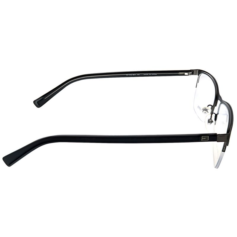 Tommy Hilfiger TH 1453 B3Y Unisex Rectangle Eyeglasses Ruthenium Grey 53mm